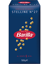Klassische Sorten Stelline Verpackung Barilla