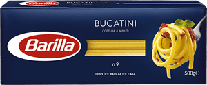 Klassische Sorten Bucatini Karte Barilla