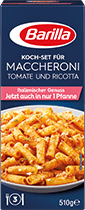 Koch-Set für Maccheroni Tomate und Ricotta