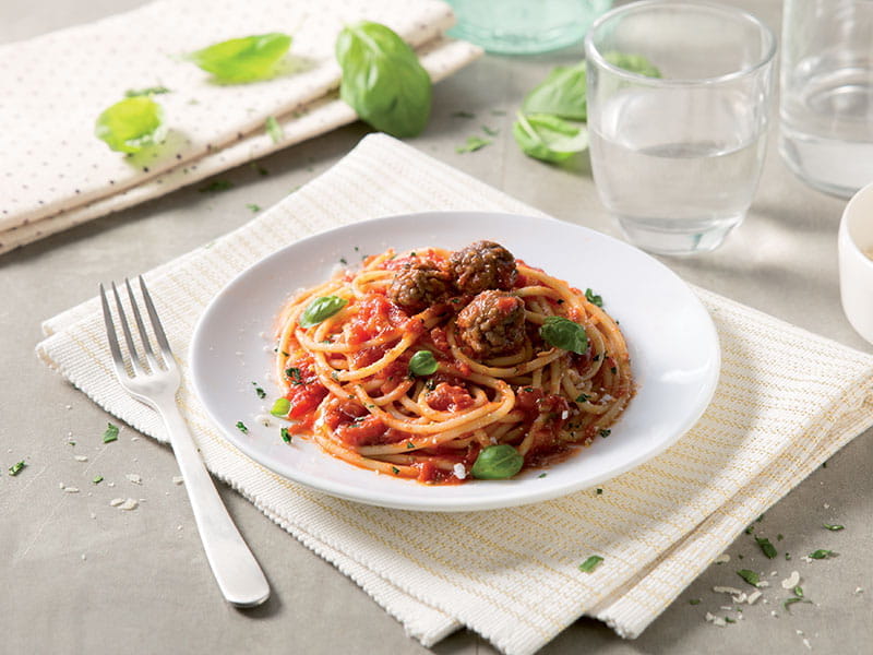 Ekologisk - Øko-Spaghetti med Kødboller - Barilla