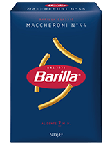 Klassische Sorten Maccheroni Verpackung Barilla