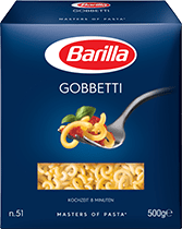 Klassische Sorten Gobbetti Verpackung Barilla