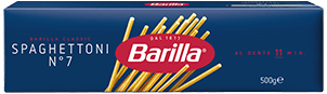 Klassische Sorten Spaghettoni Verpackung Barilla
