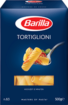 Klassische Sorten Tortiglioni Verpackung Barilla