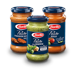Pesto Range Verpackung Barilla