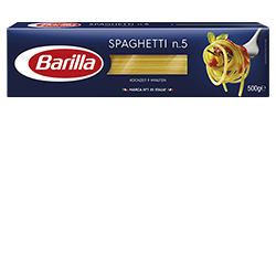 Klassische Sorten Spaghetti Verpackung Barilla