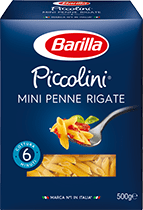 Piccolini Mini Penne Rigate Verpackung Barilla