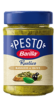 Pesto Rustico Basilico Olive Glas Barilla