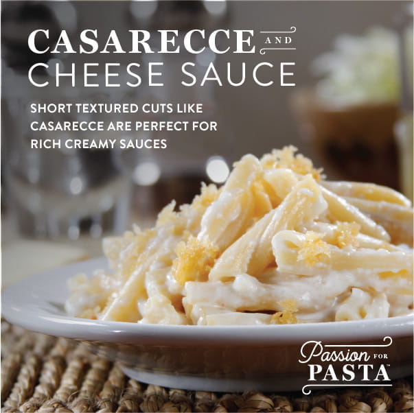 Graphic: Casarecce Pasta Pairs Well With Creamy Cheese Sauces