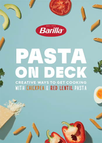 Pasta On Deck back of card.