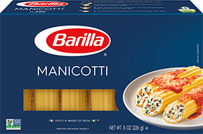 Barilla Blue Box Manicotti Pasta