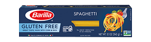 Barilla Gluten Free Spaghetti Packaging