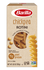 Legume Barilla Chickpea Rotini Pasta Packaging