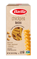 Barilla Chickpea Rotini Packaging