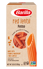Legume Barilla Red Lentil Penne Pasta Packaging