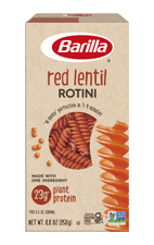 Legume Barilla Red Lentil Rotini Pasta 