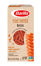 Barilla Red Lentil Rotini Packaging
