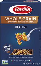 barilla whole grain rotini package
