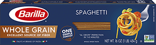 barilla whole grain spaghetti package