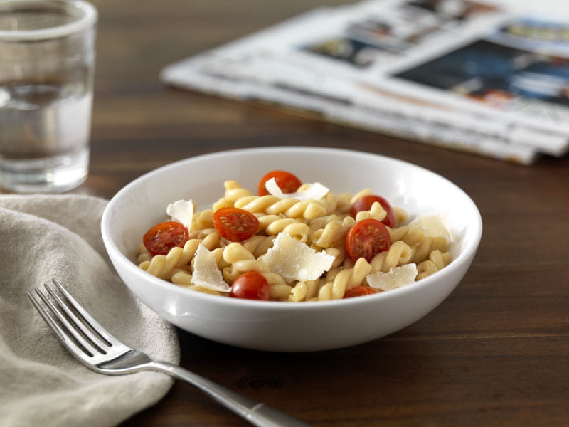 Ready Pasta Gemelli recipe cherry tomatoes and cheese