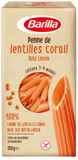 Penne de Lentilles Corail