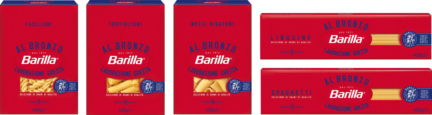 Barilla Al Bronzo sortiment