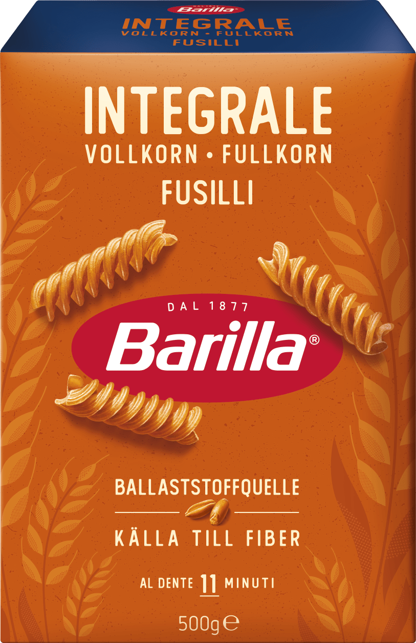 Barilla Fusilli Fullkorn pasta