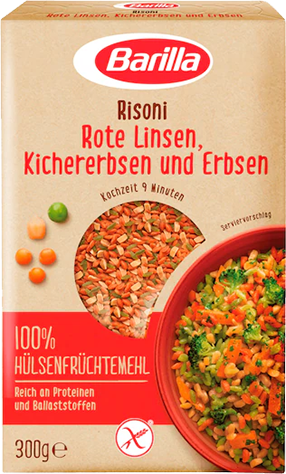 Risoni aus Hülsenfrüchten