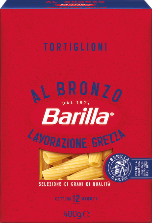 Barilla Al Bronzo Tortiglioni Packung