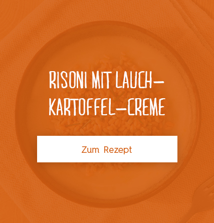 Risoni mit Lauch-Kartoffel-Creme