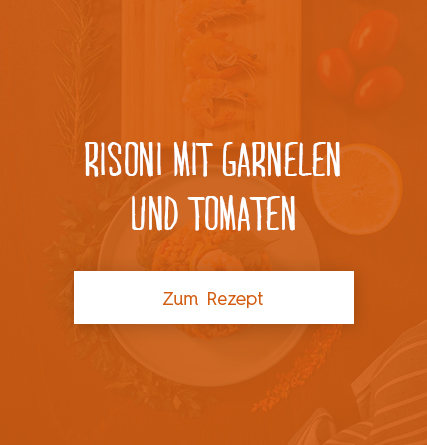 Risoni mit Garnelen und Tomaten 
