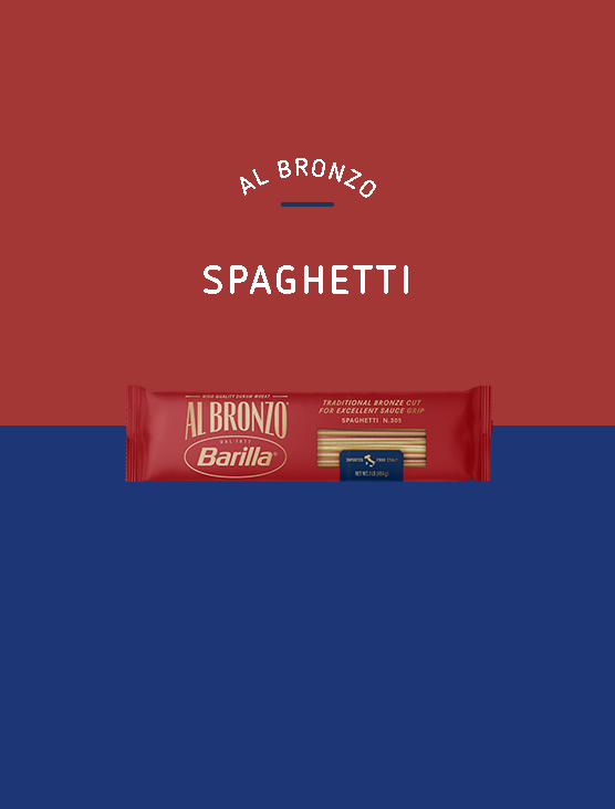 Package of Barilla Al Bronzo Spaghetti pasta