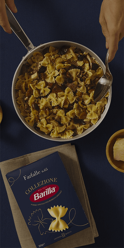 Barilla Collezione: Besondere Pastaformen, die uns verbinden.