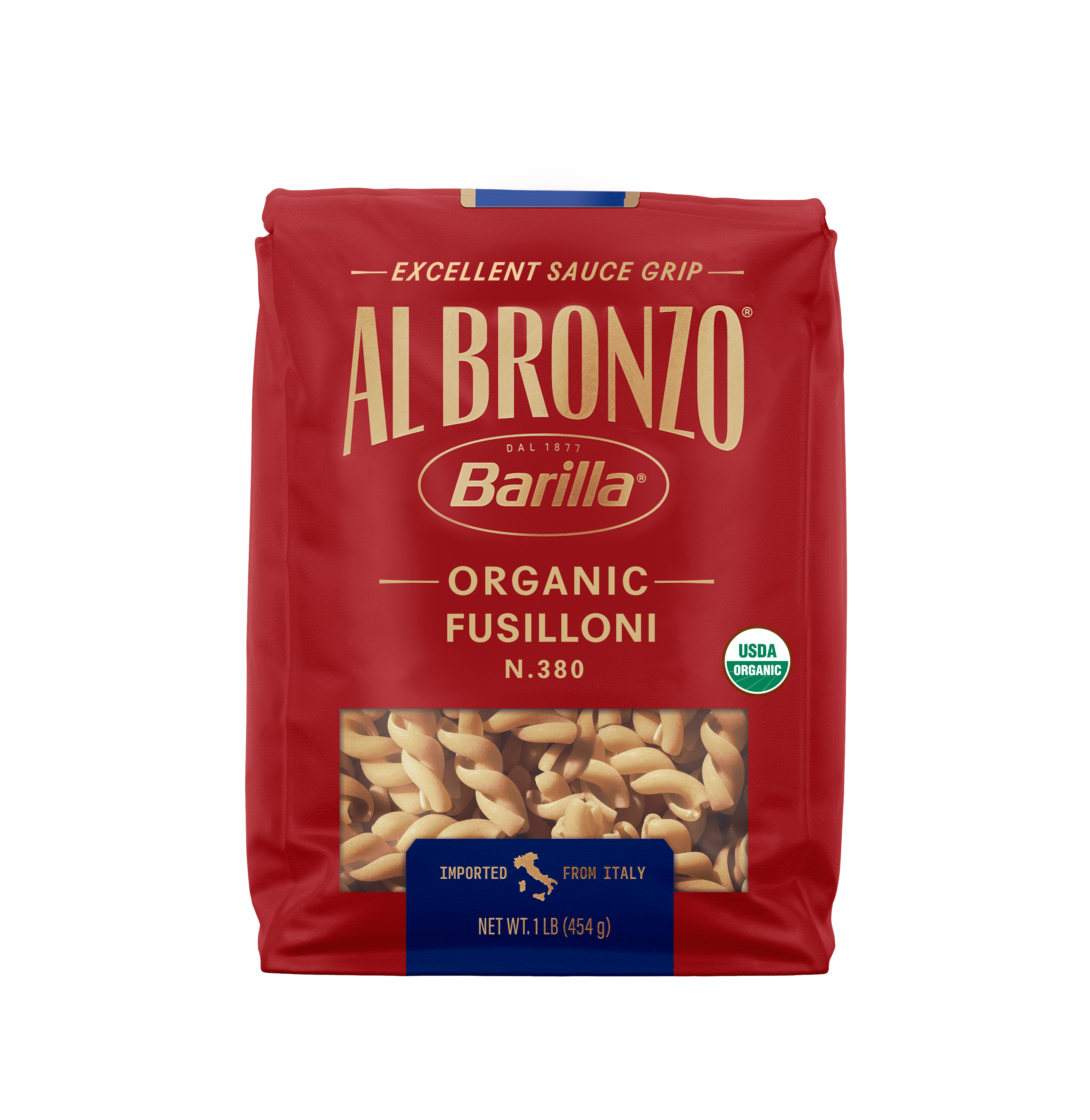 Barilla® Al Bronzo® Organic Fusilloni Pasta | US_PROD-228yZTtSLHrPeHS5ooQlD9
