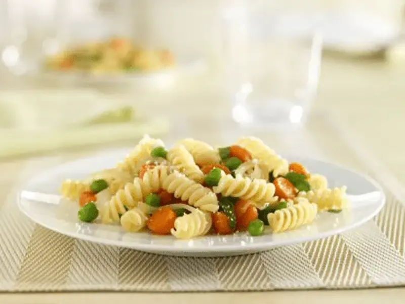Barilla® Rotini Pasta with Carrots and Peas Recipe | US_PROD-13fdf612-3567-4d9c-895c-88ad967cb1c1