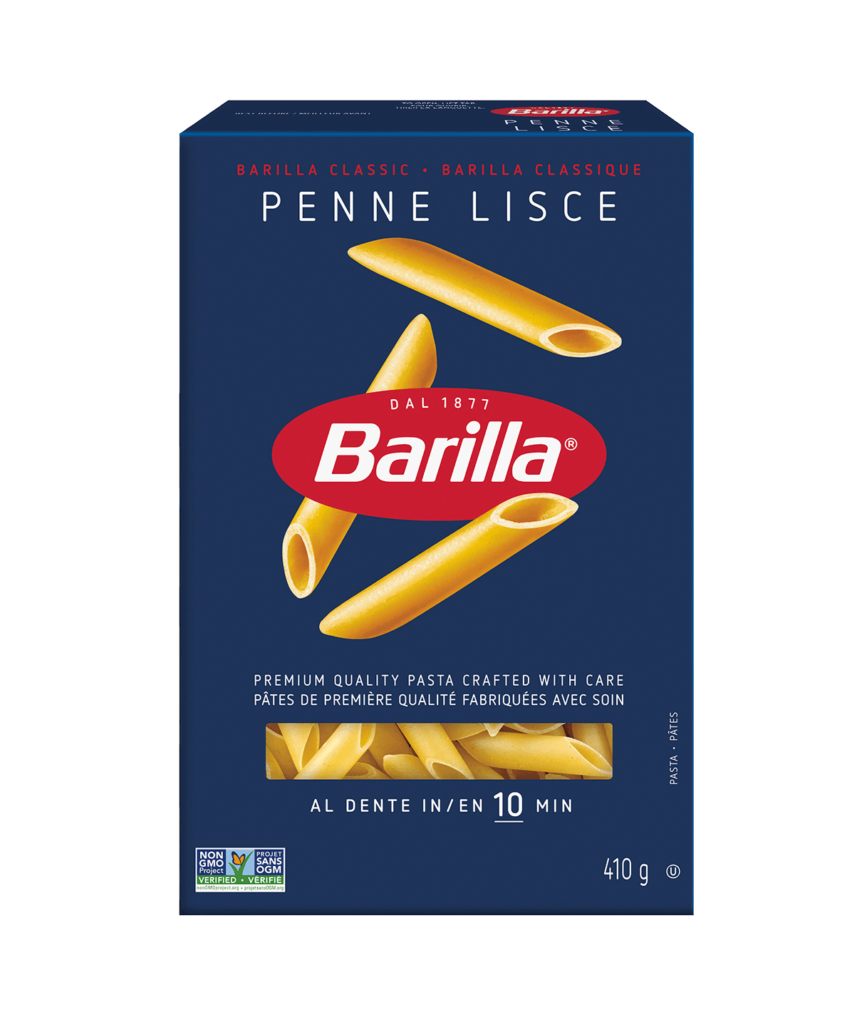 Barilla Penne Lisce Pasta - Packshot - en-ca | US_PROD-1xklFNcz956phaomDEhyPs
