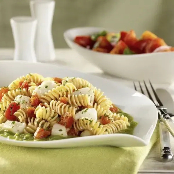 Barilla® Protein+® Rotini Pasta Salad with Sea Bass and Peas Recipe | US_PROD-f34e5c4a-2c3f-41ff-b1e4-b0cd0e74756c