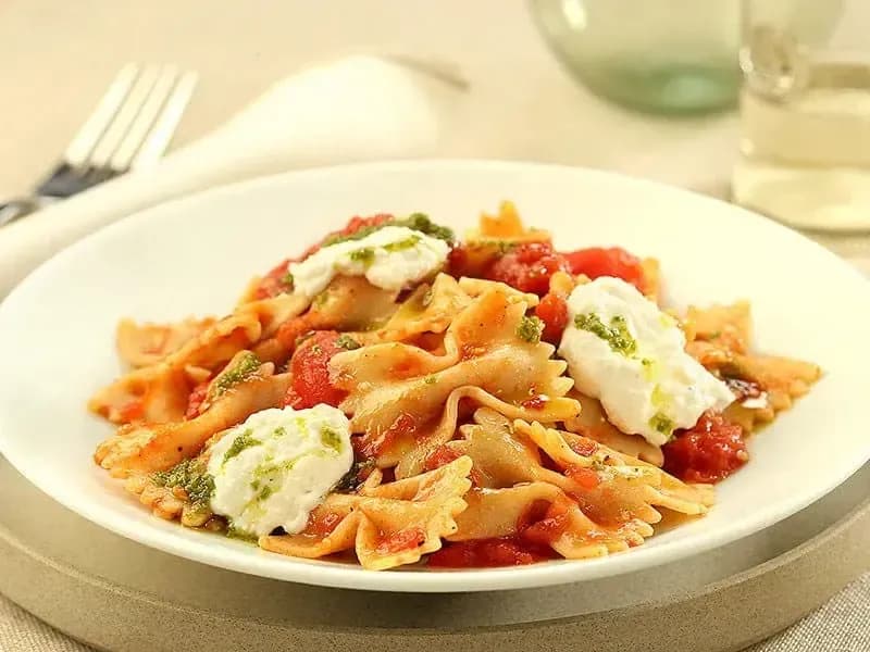 Barilla® Protein+® Farfalle Pasta with a Garden Vegetable and Ricotta Cheese Sauce Recipe | US_PROD-e2baa7ef-d511-4fe1-a4c3-e346462ce047