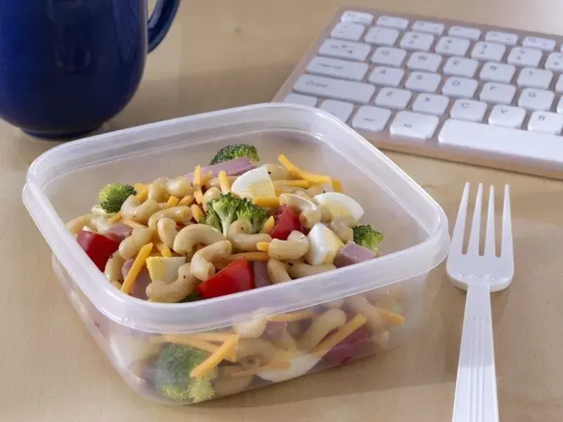 Lunchbox Broccoli and Ham Salad Recipe with Barilla® Ready Pasta Elbow Macaroni | US_PROD-2c3093ad-2dd6-4c35-b587-7519cbec51f4