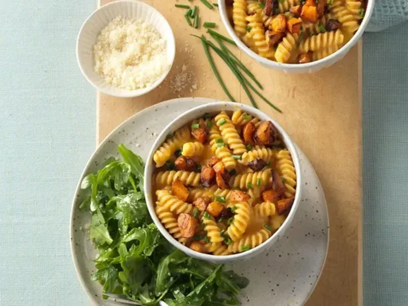 Barilla® Chickpea Rotini Creamy Butternut Squash Mac & Cheese Recipe | US_PROD-b96c32b5-c165-4e55-beef-5e2025489d2c