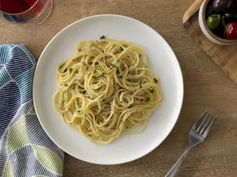 Barilla® Protein+® Thin Spaghetti Cacio e Pepe with Shaved Zucchini Recipe | US_PROD-ce38a4c1-6cf7-471a-87ad-02e06a9ec18b