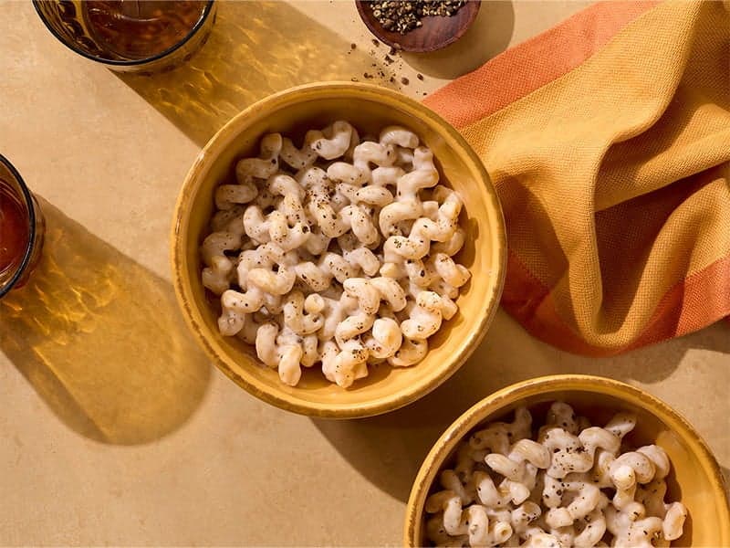 Creamy Barilla® Cellentani Cacio e Pepe Recipe