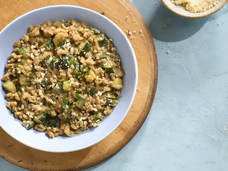 Barilla® Eggplant & Zucchini Risotto Orzo Pasta Recipe | US_PROD-e9b8585f-ce6d-4163-a80c-87c90a7a71c6