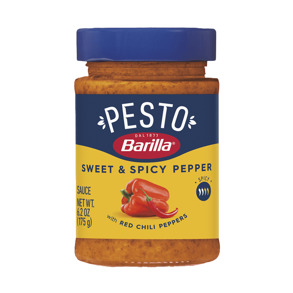 Barilla Sweet and Spicy Pepper Pesto Sauce 2026 | US_PROD-RTYeviIGKZxrqsk66v1pn