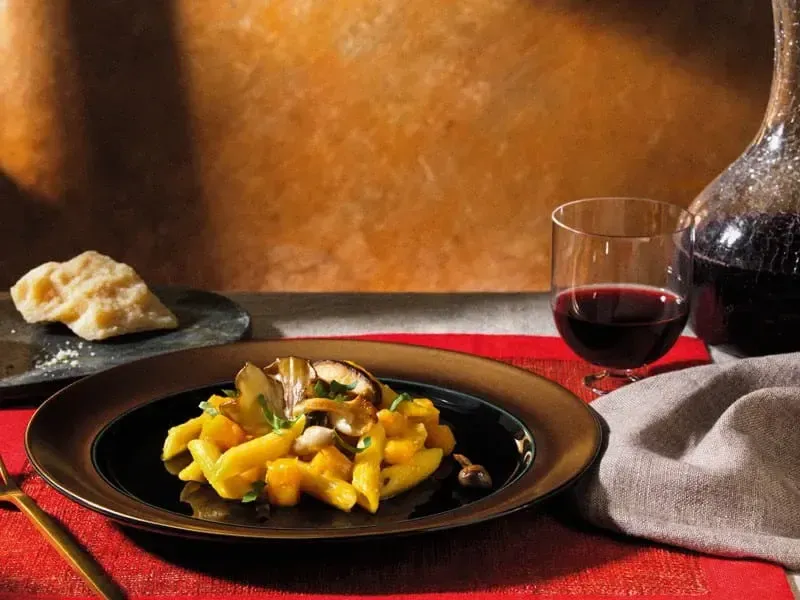 Barilla® Al Bronzo® Penne Pasta with Butternut Squash and Mushrooms Recipe | US_PROD-5c467894-2643-40a4-91dc-c6c08cb94017