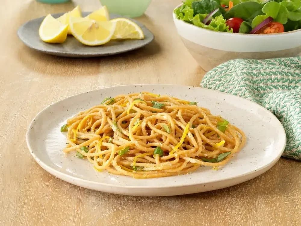 Barilla® Lemon Garlic Chickpea Spaghetti Recipe | US_PROD-53e82179-83fd-407f-91ea-e124d2478dc1