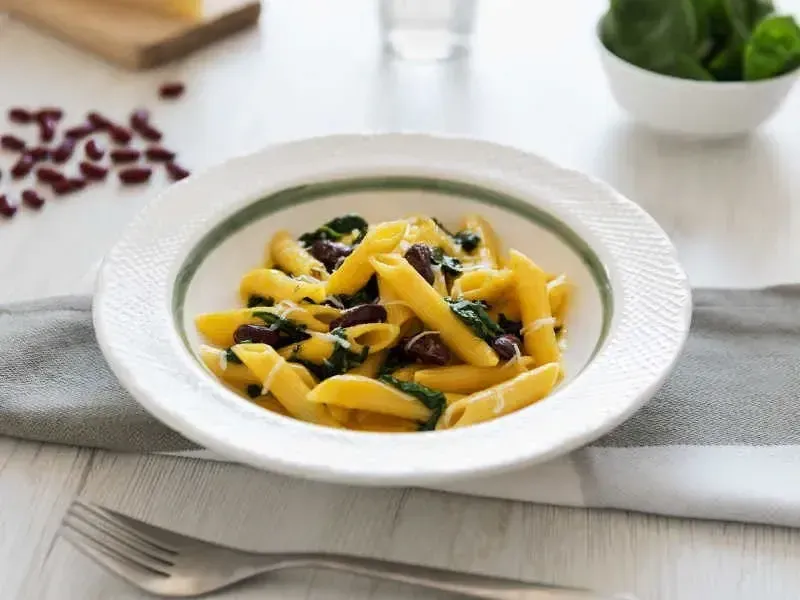 Barilla® Penne Pasta with Spinach Carbonara Recipe | US_PROD-3f4053a5-b939-4ea0-88ca-7e8cff20ab54