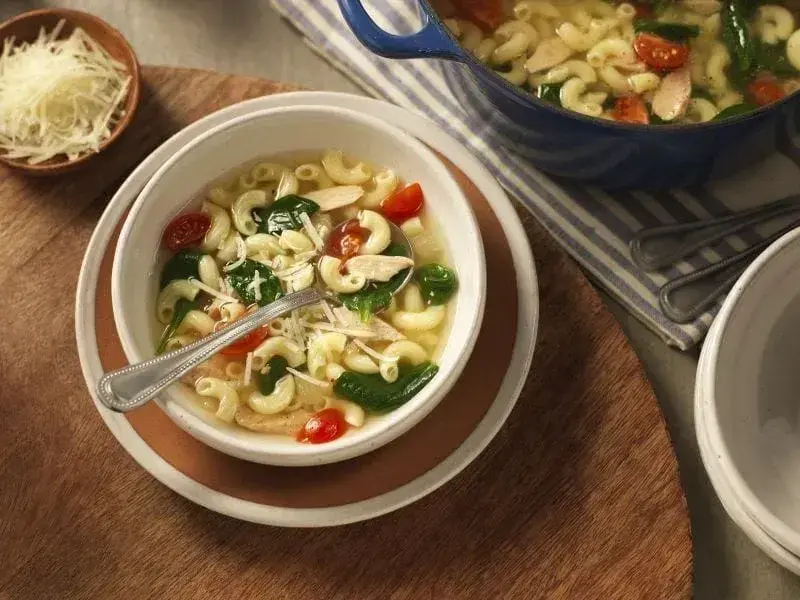Barilla® Gluten Free Chicken Noodle Soup Bowl Recipe | US_PROD-1f7f2640-b50b-4c5a-b75b-18890a9d29b6