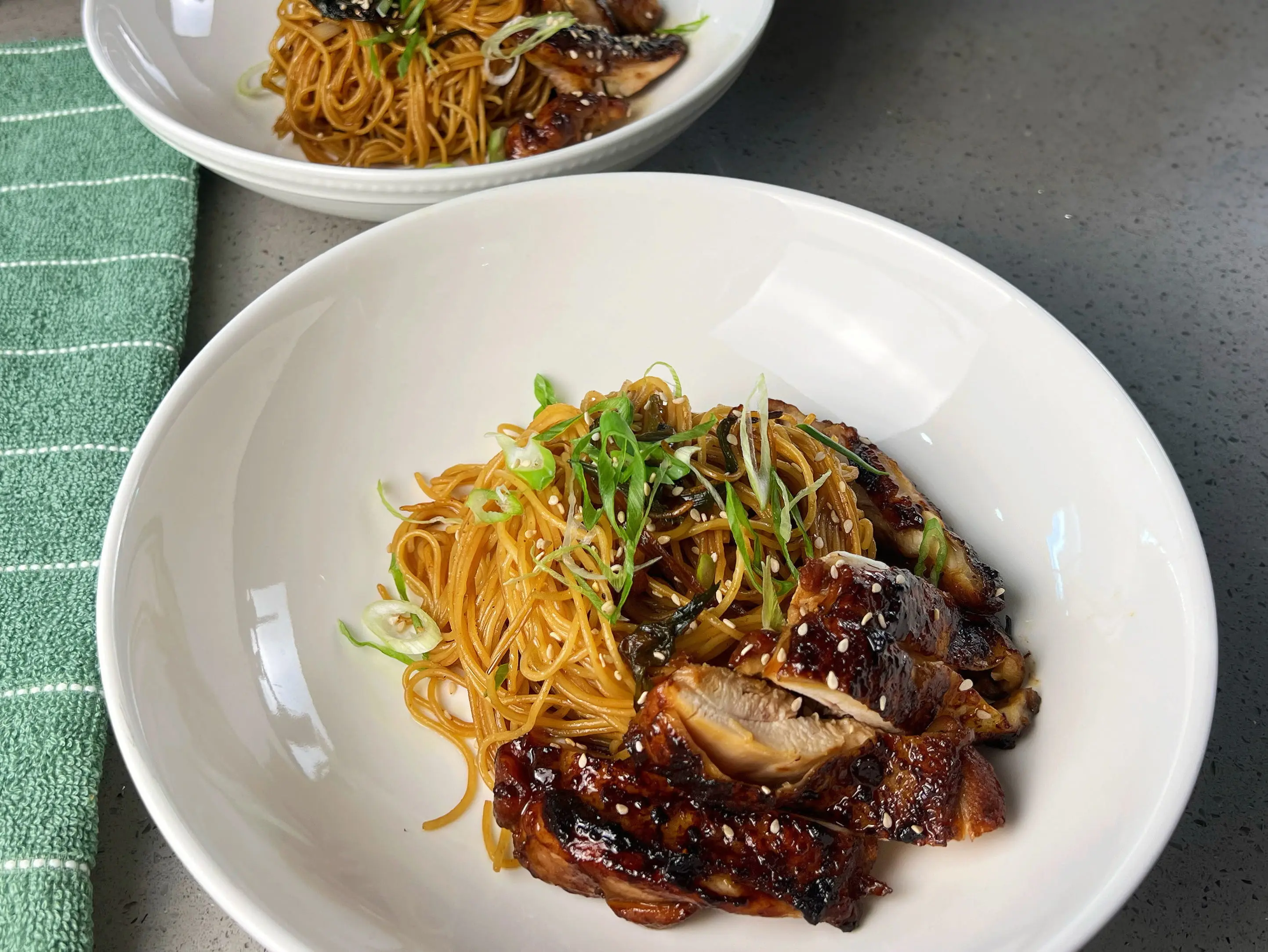 Barilla® Scallion Oil Pasta and Soy Sauce Chicken Recipe | US_PROD-32ecae7f-8fca-4929-8cce-84f2e7dac6a9