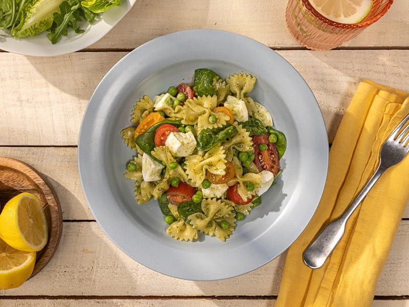Barilla® Farfalle Green Pasta Salad Recipe | US_PROD-056b9f74-e233-4544-b46a-9193291683dc